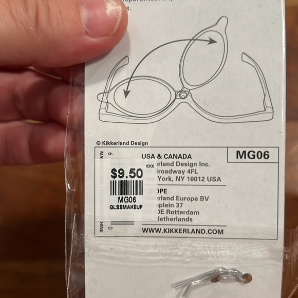 NWT makeup reading glasses with clear frame - Picture 5 of 5